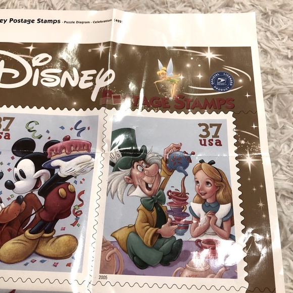 Disney Postage Stamps Puzzle 513 pieces with Poster 2005 Celebration 422 - Picture 5 of 11